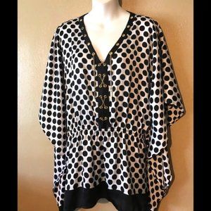 MICHAEL KORS  (butterfly-sleeve) Top  ( size : S )